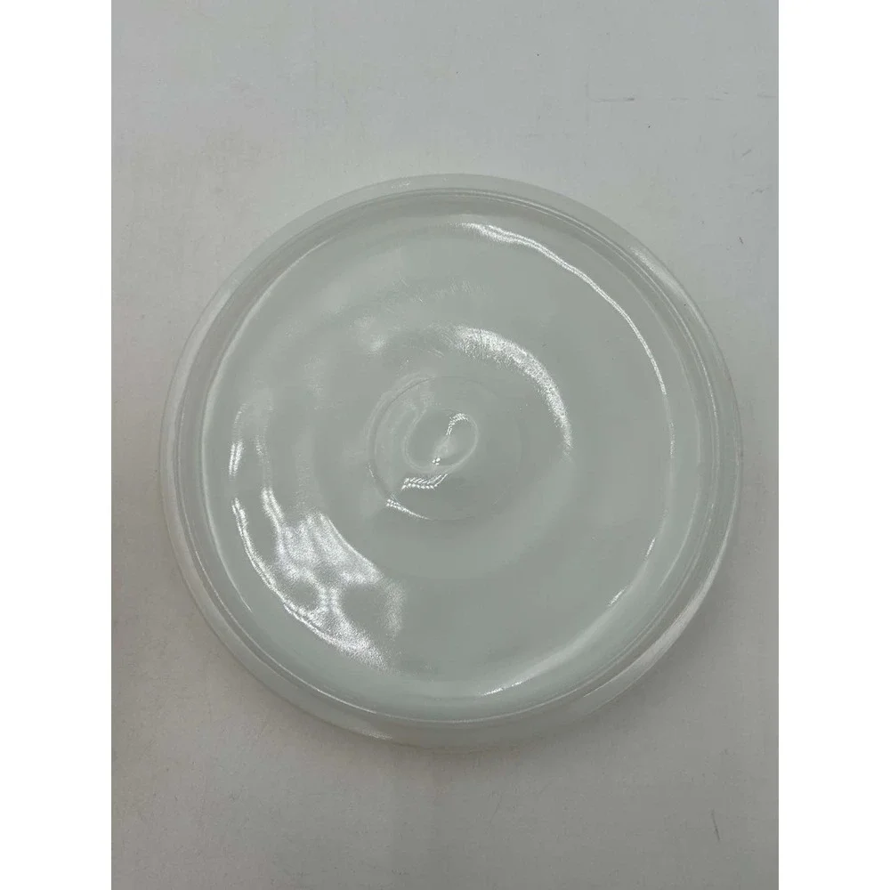 Vintage Anchor Hocking Fire King Peach Luster Casserole Dish & Milk Glass Lid